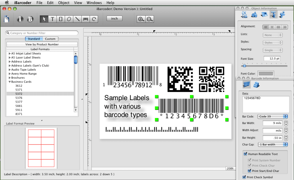 Upc barcode software for mac windows 7